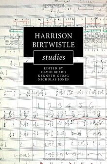 Harrison Birtwistle Studies