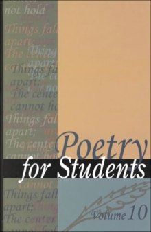 Poetry for Students, vol 10