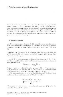 Mathematical preliminaries