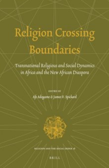 Religion Crossing Boundaries (Religion and the Social Order)