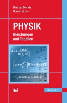 Physik : Gleichungen und Tabellen