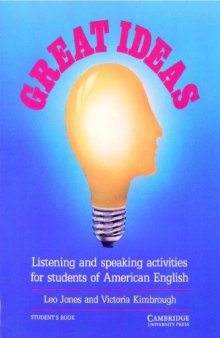 Great Ideas Student’s book: Listening and Speaking Activities for Students of American English