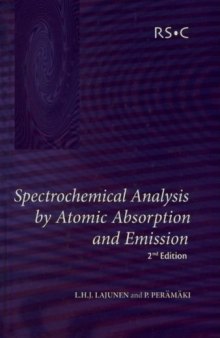 Spectrochemical Analysis by Atomic Absorption and Emission, 2nd Edition