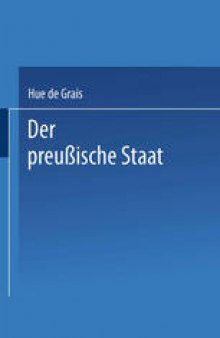 Der Preußische Staat: Kommunalverbände