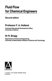 Fluid flow for chemical engineers