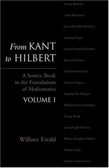 From Kant to Hilbert