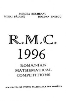 Romanian mathematical competitions