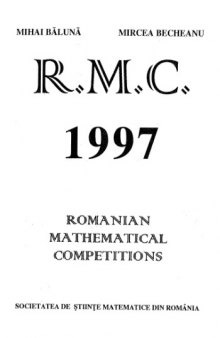 Romanian mathematical competitions