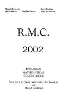 Romanian mathematical competitions