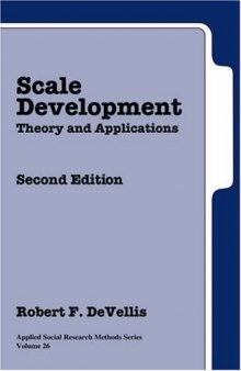 Scale Development: Theory and Applications