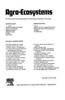 Cycling of Mineral Nutrients in Agricultural Ecosystems 