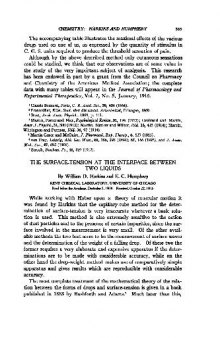 The Surface-Tension at the Interface Between Two Liquids