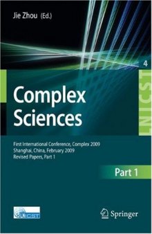 Complex sciences, 1 conf