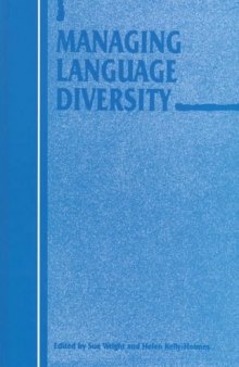 Managing Language Diversity (Current Issues in Language and Society)