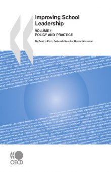 Improving School Leadership, Volume 1 : Policy and Practice