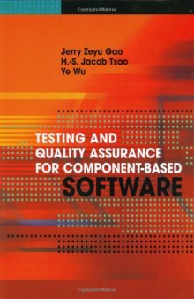 Testing and quality assurance for component-based software