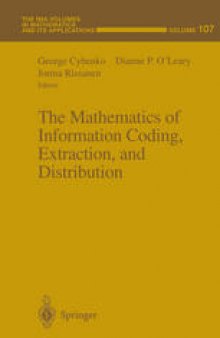 The Mathematics of Information Coding, Extraction and Distribution