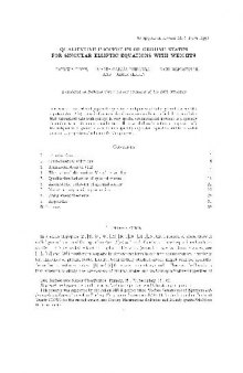 Qualitative properties of ground states for singular elliptic equations with weights