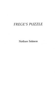 Frege's Puzzle