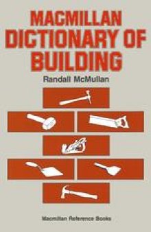 Macmillan Dictionary of Building