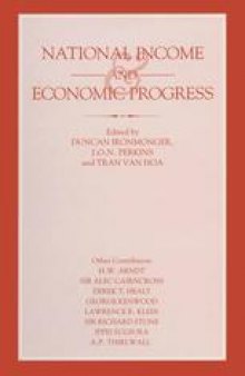 National Income and Economic Progress: Essays in Honour of Colin Clark