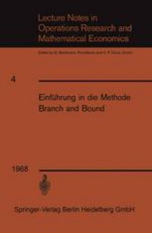 Einführung in die Methode Branch and Bound