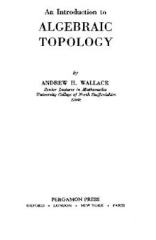 Introduction to algebraic topology
