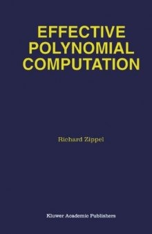 Effective polynomial computation