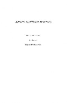 I-density continuous functions