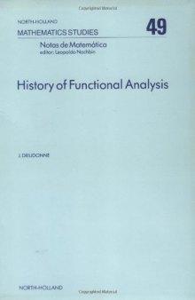 History of Functional Analysis