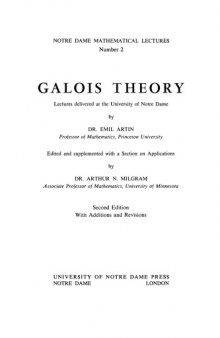 Galois Theory (Second Edition) 
