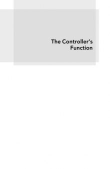 The Controller's Function: The Work of the Managerial Accountant, Fourth Edition