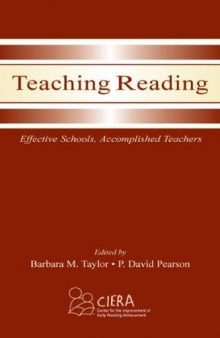 Teaching Reading: Effective Schools, Accomplished Teachers (Center for Improvement of Early Reading)
