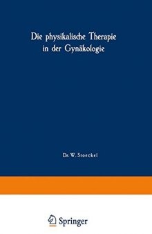 Die physikalische Therapie in der Gynäkologie