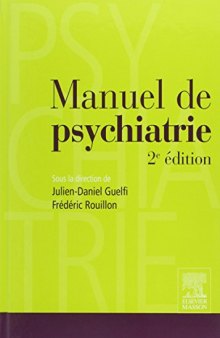 Manuel de psychiatrie