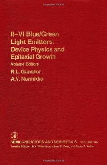 Ii-Vi Semiconductor Blue Green Light Emitters