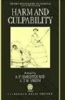 Harm and Culpability (Oxford Monographs on Criminal Law and Justice)