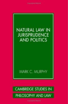Natural Law in Jurisprudence and Politics
