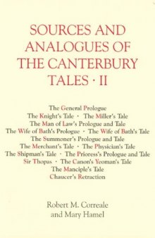 Sources and Analogues of the Canterbury Tales (II) (Chaucer Studies)