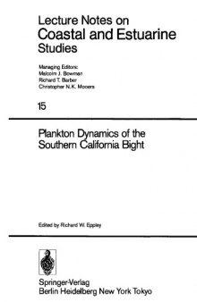 Plankton dynamics of the Southern California Bight