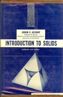 Introduction to solids.