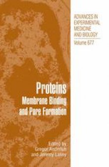 Proteins Membrane Binding and Pore Formation