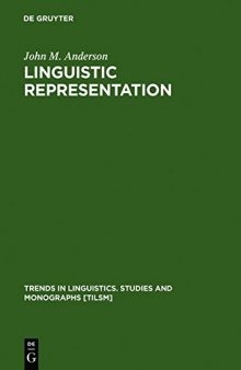 Linguistic Representation: Structural Analogy and Stratification
