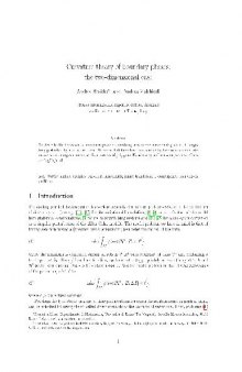 Curvature theory of boundary phases the two-dimensional case