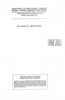 Statistical Mechanics