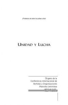 OUNIDAD Y LUCHA (MAYO 2008)