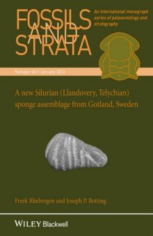 Fossils and Strata, A New Silurian (Llandovery, Telychian) Sponge Assemblage from Gotland, Sweden