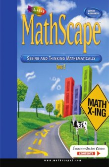 MathScape: Seeing and Thinking Mathematically, Course 2, The Language of Algebra, Student Guide (Mathscape:  Seeing and Thinking Mathematically)