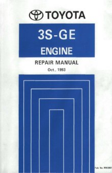 Toyota 3S-GE engine Repair Manyal.