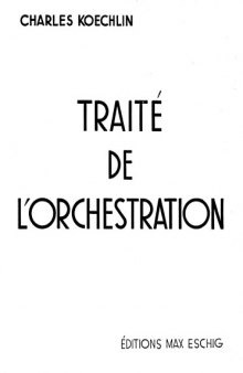 Traité de l'orchestration Vol.II 
